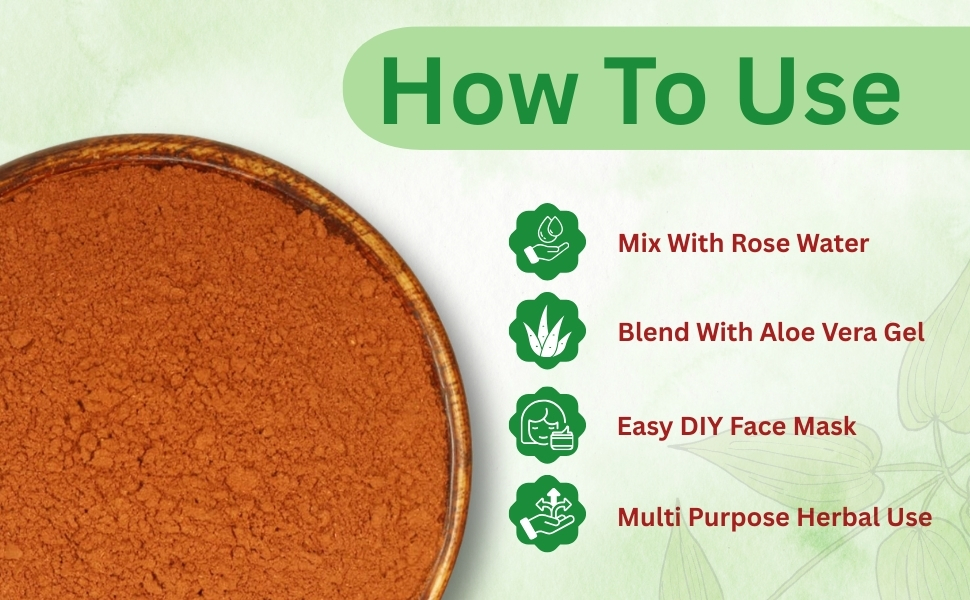 CARMEL ORGANICS Manjistha Root Powder 250 Gram