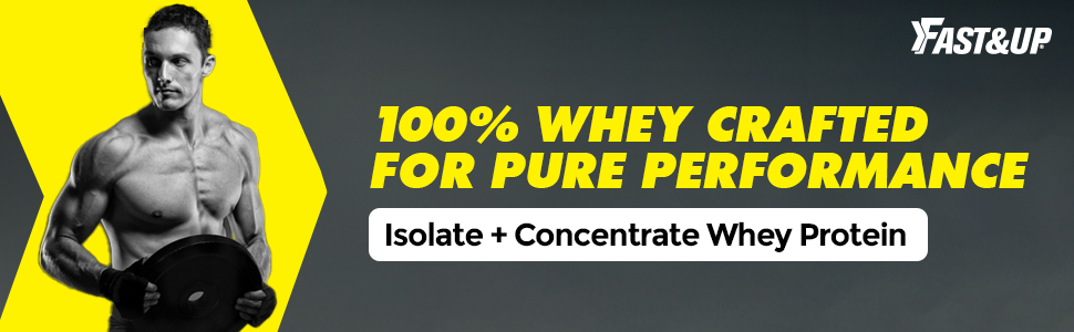 FAST&UP Essentials Whey Protein Isolate Blend (Rich Chocolate flavour) & Fast&Up Vitalize Mutivitamin Supplements, 20 Tablets - Orange Flavor