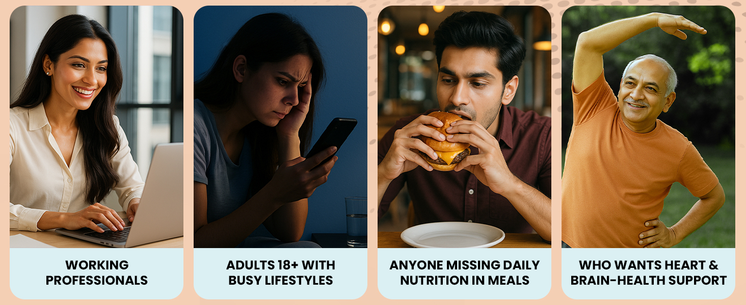 Carbamide Forte Multivitamin Tablet for Men with Probiotics & Salmon Omega 3 fish Oil Capsules | Salmon Fish Oil Omega 3 Capsule 1000mg and Multivitamin Tablets Combo | 60 Tablets + 60 Softgels