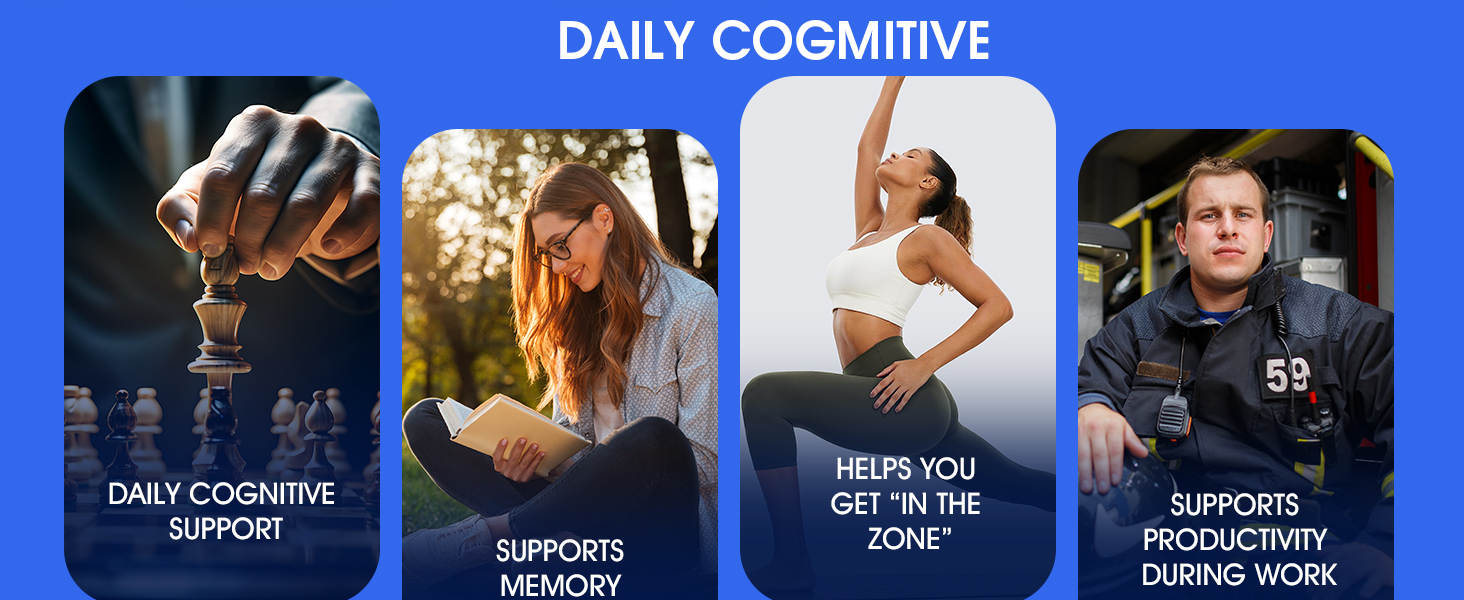 Brain Supplements for Memory and Focus - 22-in-1 Brain Supplement with Alpha GPC, Citicoline, Vitamin B12, Bacopa, Lion’s Mane, DHA - Brain Health for Clarity, Energy & Cognitive Support, 90 Count