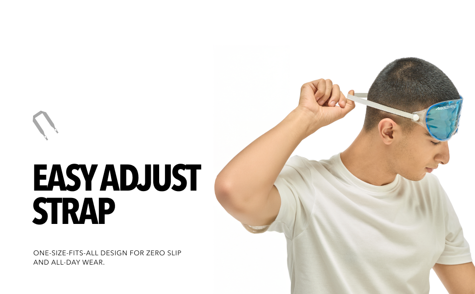 Cooling Eye Gel Mask for Dark Circles, Dry eyes ,Pain Relief, Redness,Eye Patches Cooling Gel Pads For Women & Men- Blue, One size
