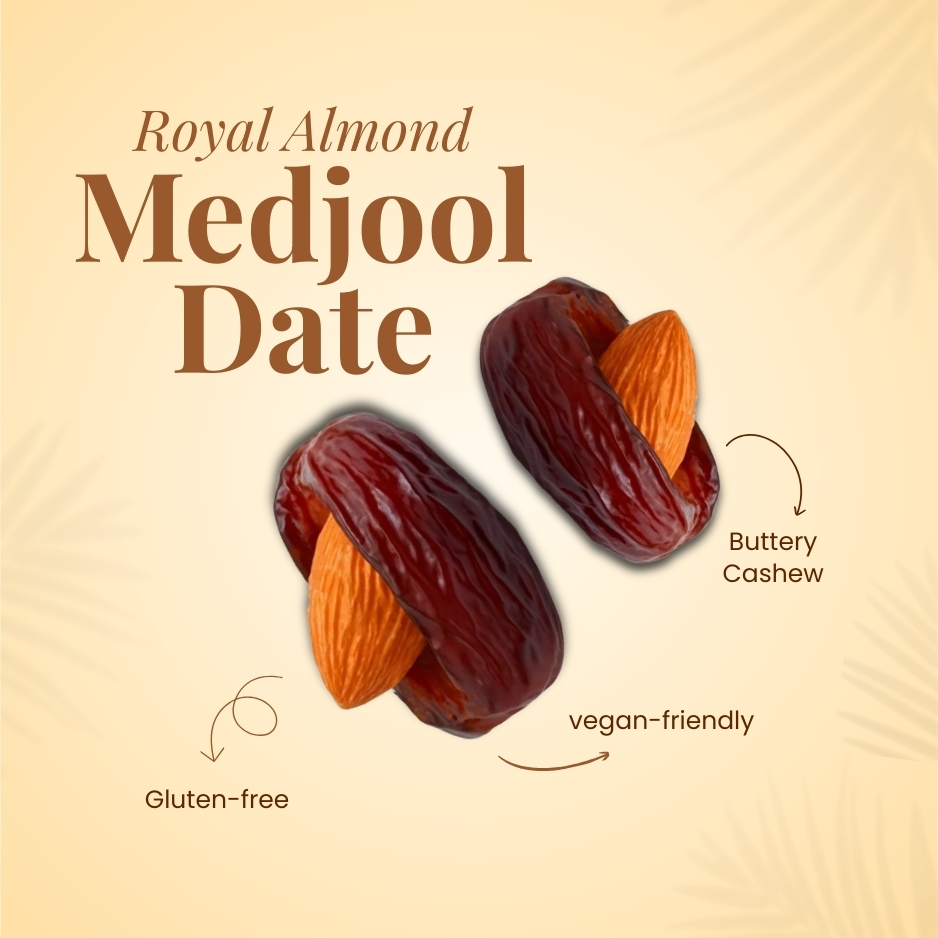 Majestic Premium Medjool Pista Filled Dates – 500g | Handpicked Soft & Juicy Medjool Dates Stuffed with Crunchy Roasted Pistachios | Naturally Sweet Gourmet Snack | Protein-Rich, High-Fiber, Nutrient-Packed Superfood | No Added Sugar, No Preservatives | Perfect for Healthy Snacking, Fitness Diets & Festive Gifting | Hygienically Packed for Freshness & Quality