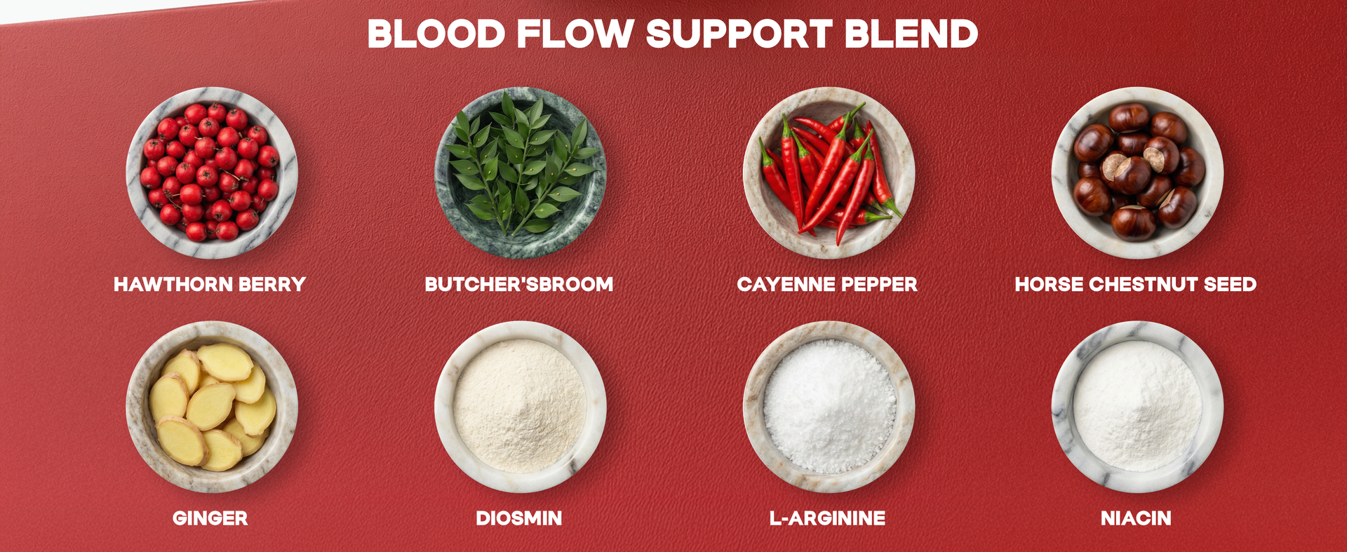 HerbaMe Blood Flow Care Blood Circulation & Leg Vein Support, 120 Capsules
