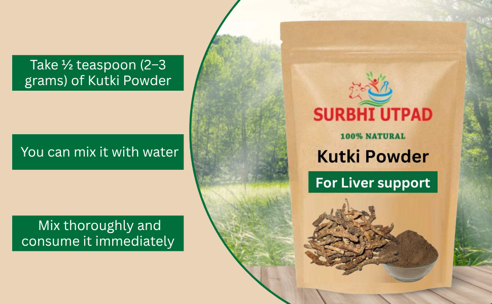 Kutki Powder - 100g - For Liver support, Detox, Blood sugar management | Detoxifying Formula | 50GX2