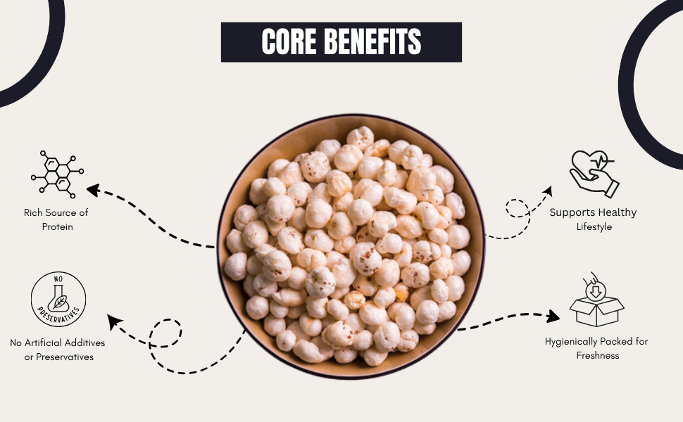 Ursa U Roasted Makhana, Cheese Flavour, Gluten Free, Rich in Calcium, Source of Protein and Fiber, Zero Cholesterol (80 g)