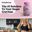 ColonBroom Premium Psyllium Husk Powder(50 Servings) + Day&Night Burner Supplements, Weight Management Pills(60 Servings) + Sugar Craving Suppressant - Chromium Picolinate 200mcg(60 Servings), 4 items 4