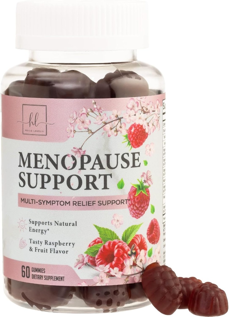 Menopause Supplements for Women Gummies - Menopause Relief Gummy, Complete Natural Mild Hot Flashes & Night Sweats Support, Multi-Benefit Support for Balance & Energy, Gluten-Free - 60 Gummies 2
