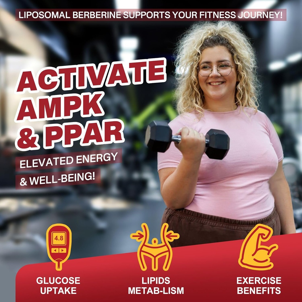 Liposomal Berberine Complex Gummies - with Chromium, Ceylon Cinnamon, Bergamot, Support Overall Wellbeing 4