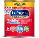 Enfagrow Premium Toddler Nutritional Drink, Made with Real Milk, Brain-Building Omega-3 DHA, Nutrients and Prebiotics for Growth & Immune Support, Non-GMO, Toddler Milk Powder, 32 Oz Can 2