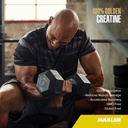 Maxler 100% Golden Creatine - Micronized Creatine Monohydrate Powder - Muscle Building Supplements - Pre/Post Workout Vegan Supplement - Gluten Free Unflavored Creatine Powder - 300 g 5