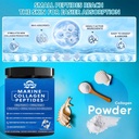 Collagen Peptides Powder for Women, Multi Marine Hydrolyzed for Healthy Hair, Skin, Nails with Hyaluronic Acid, Biotin, Vitamin C, 30 Servings (10.6 OZ, Strawberry) 4