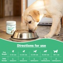Dog Vitamins and Supplements Probiotics Powder 1LB - Enhanced Complete Multivitamin for Dogs Homemade Dog Food Supplement Supports Immune, Skin & Coat, Digestion with Vitamins, Omega-3, Probiotics 5