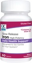 Quality Choice Iron High Potency Slow Release Tablets, 45mg, 60 Tabets Each (Pack of 7) 2