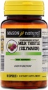 MASON NATURAL Milk Thistle (80% Silymarin Extract) with Calcium - Supports Health Liver Function, Cleanse and Detox, 60 Capsules 2
