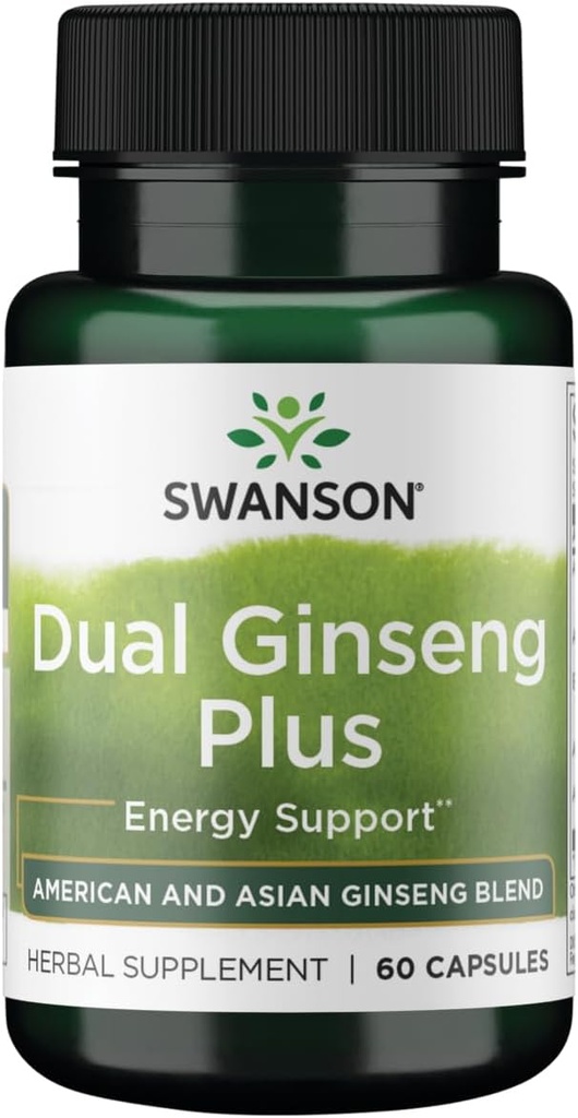 Swanson Dual Ginseng Plus 60 Capsules 2