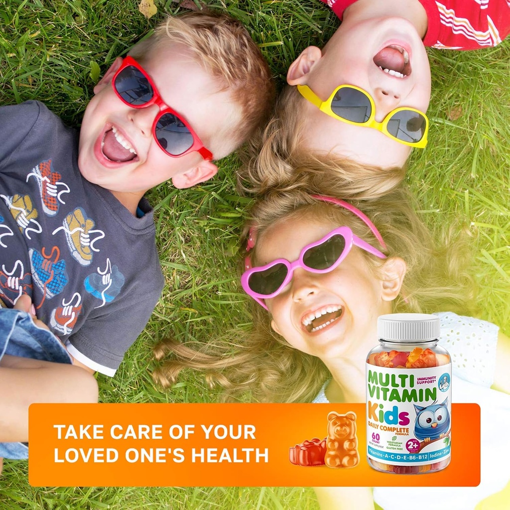DR. MORITZ Kids Omega 3 Gummies (90 Count) and Kids Multivitamin Gummies Bundle (60 Count,) - for Children’s Immune Support and Overall Health 6