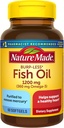 Nature Made Burp-Less Fish Oil 1200 mg, 60 Softgels, Fish Oil Omega 3 Supplement For Heart Health (Pack of 3) 2