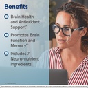 Jarrow Formulas Neuro Optimizer with 7 Neuro-Nutrient Ingredients, Dietary Supplement for Brain Health and Antioxidant Support, 120 Capsules, 30 Day Supply, Pack of 12 4