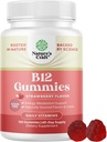 Vitamin B12 Gummies for Adults - Sugar Free Vitamin B12 1000 mcg Chewable Gums for Energy & Mood Support Immune & Nerves Health - Kosher Non-GMO & Gluten Free Supplement for Women & Men - 120 Count 2