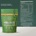 Primal Harvest Primal Greens Powder, 30 Servings Once Daily Supergeens Nutritional Supplement with Spirulina, Mushroom Blend & Probiotics to Support Energy, Wellness, & Digestion 3