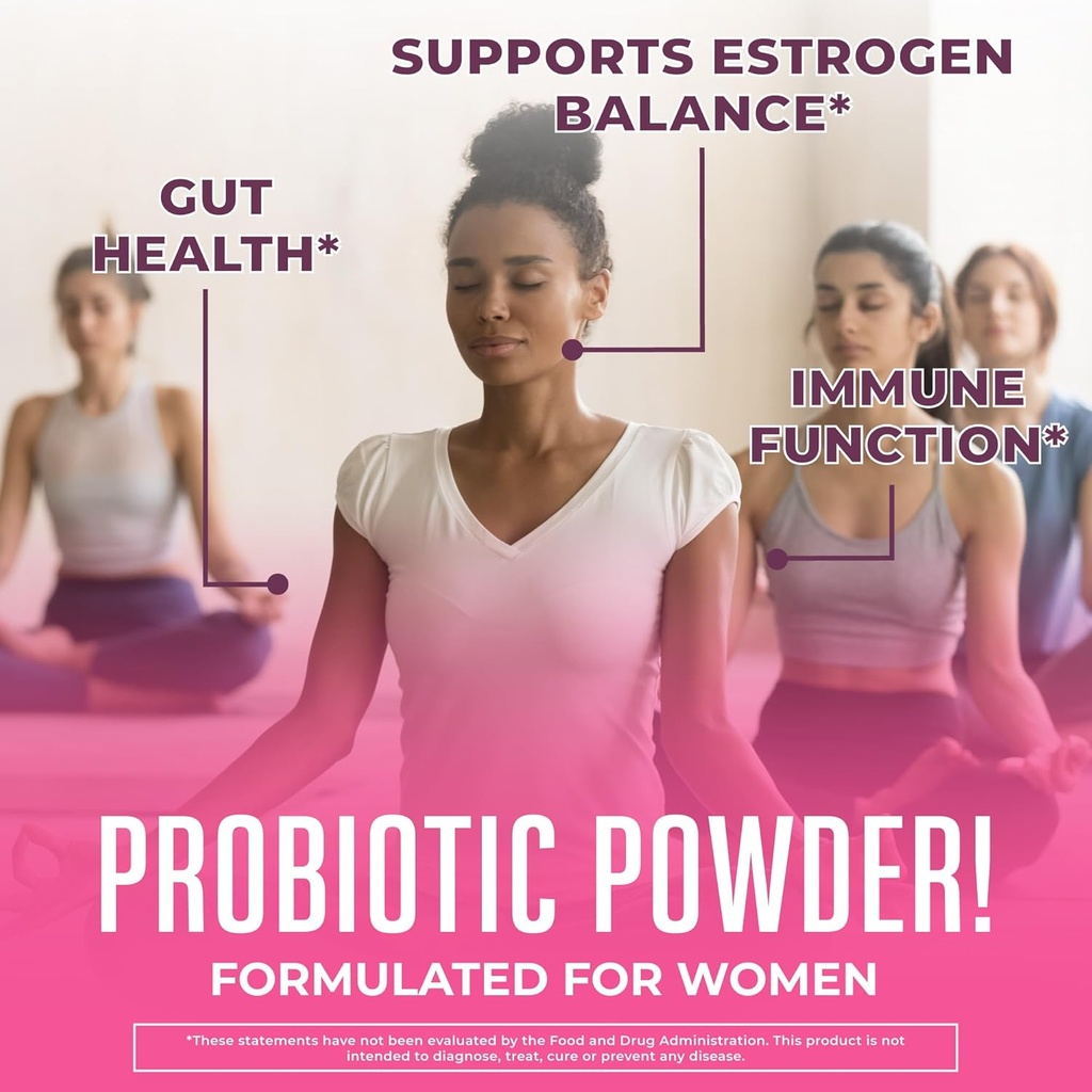 MaryRuth Organics 3-in-1 Menopause Probiotics for Women | Clinically Tested | Menopause Supplement for Women | Hormonal Support & Estrogen Supplement for Women| 60 Billion CFU | Allergen Free | 0.5 oz 3