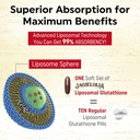 Liposomal Glutathione 2000 mg with L-Serine, L-Glycine & Sulforaphane – Active L-Glutathione Unique Formulation to Enhance Absorption - Master Antioxidant, Detoxifying & Immune | 180 Softgels 5