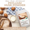 Healthworks Psyllium Husk Powder Organic -16 Oz / 1 Lb - Raw - Certified Organic - Finely Ground Powder from India - Keto, Vegan & Non-GMO - Fiber Support 4