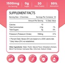 Potassium Gummies for Adults Women & Men, Potassium Citrate Supplement, Support Leg Cramps, Muscle Health & Electrolyte Balance, Sugar Free, Organic, Vegan, Strawberry, 60 Cts 3