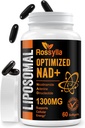 1300 MG Liposomal NAD+ Supplement | Highest Absorption | Purest NAD Supplemet to Boost NAD+ Effetively | Boosting NAD+ Supplement for Aging Defese, Cellular Energy, Longevity | 480 Count 2