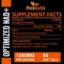 1300 MG Liposomal NAD+ Supplement | Highest Absorption | Purest NAD Supplemet to Boost NAD+ Effetively | Boosting NAD+ Supplement for Aging Defese, Cellular Energy, Longevity | 480 Count 3