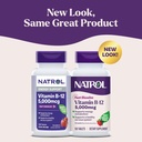 Natrol Vitamin B12 Fast Dissolve Tablets, Promotes Energy, Supports a Healthy Nervous System, Maximum Strength, Strawberry Flavor, 5,000mcg, 100 Count (Pack of 2) 3