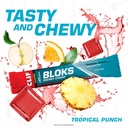 CLIF BLOKS - Tropical Punch Flavor with Caffeine - Energy Chews - Non-GMO - Plant Based - Fast Fuel for Cycling and Running - Quick Carbohydrates and Electrolytes - 2.12 oz. (18 Count) 4