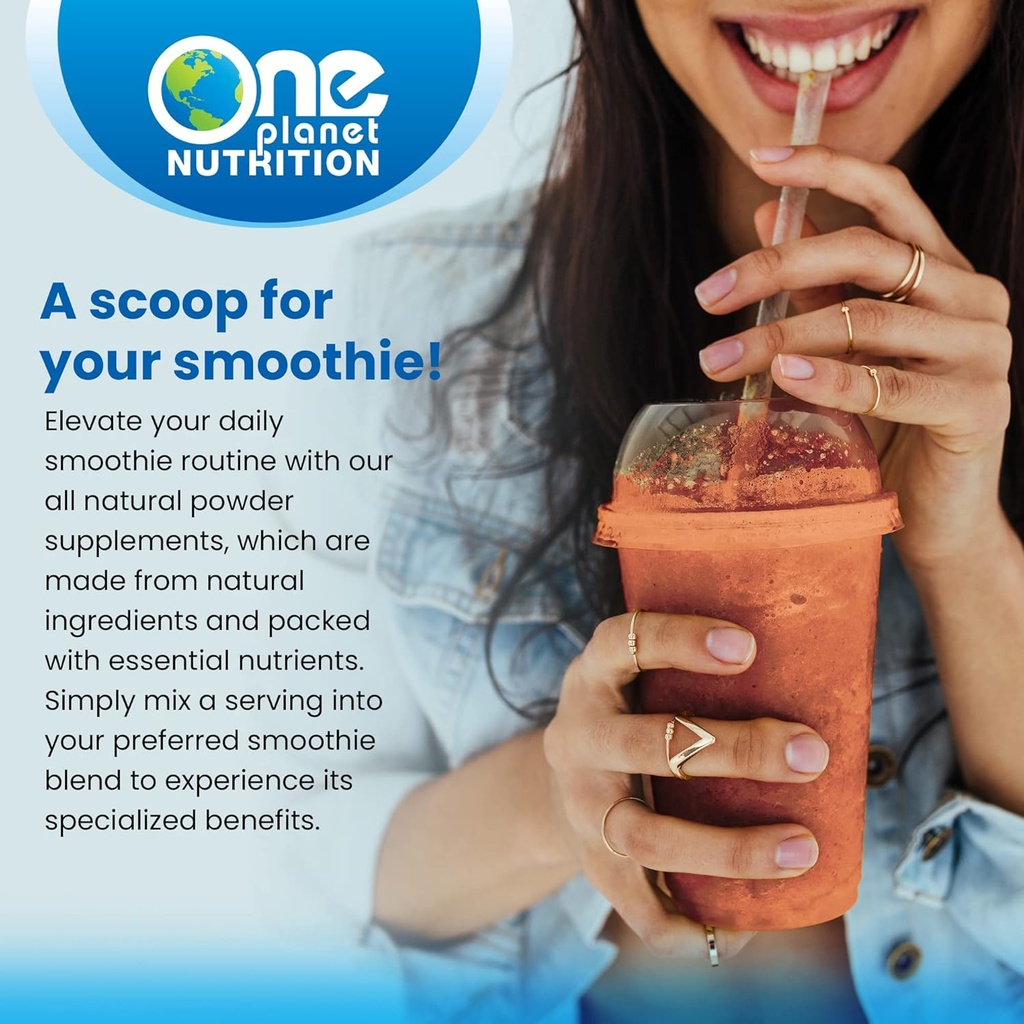 One Planet Nutrition Nano Ginkgo Biloba Powder 8 oz (227 Servings), Ginkgo biloba Extract, Nano for Enhanced Absorption, Improves Cognitive Function & Circulation, Non-GMO, Vegan, Gluten Free 6