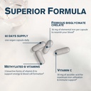 Iron Supplement for Women, 36 mg Elemental Iron, Non-GMO & Non-Constipating, Ferrous Bisglycinate, Plus B & C Vitamins, Blood-Building & Energy Support, 60 Vegan Caps 5