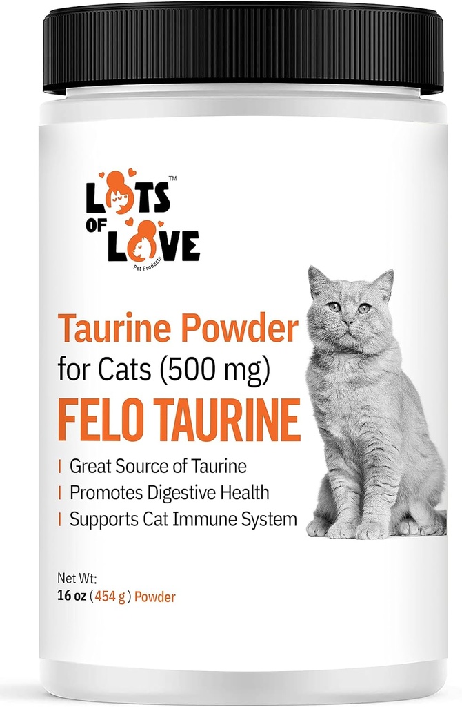 FELO Taurine - Taurine Supplement for Cats, Taurine for Cats, Taurine Powder for Cat - 16 Oz, Powder (Thomas Pet Earlier) 2