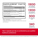 Jarrow Formulas Glucosamine + Chondroitin + MSM - 240 Capsules, Pack of 2 - Nutrient Support of Joint Health - with Vitamin C & Manganese - 120 Total Servings 3