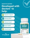 800mg Digestive Enzymes for Men and Women with Probiotics & Prebiotics, 8 Key Enzymes, Protease, Amylase & Lipase | 180 Capsules - A 60-Day Supply for Bloating & Gas Relief - Non-GMO 4
