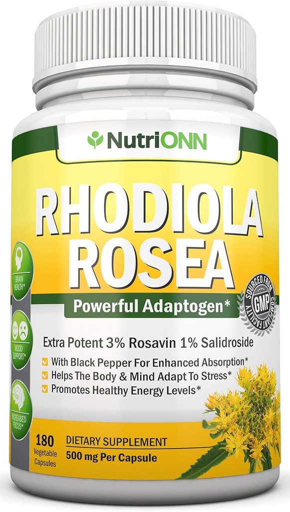 Black Seed Oil Softgels & Rhodiola Rosea Capsules - Targeted Vitality and Immunity Boost 6