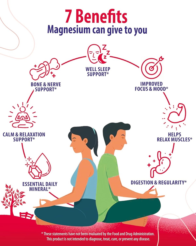 Magnesium Gummies for Kids & Adults - 200mg - Calm Magnesium Chews - Magnesium Citrate Chewable Supplement for Mood & Muscle Support 4