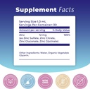 Liquid Zinc Supplement. Immune Support & Skin Care. Ionic & Chelated Zinc for Kids & Adults. 30 Day Supply, Vegan, Organic Glycerin Based, Unflavored 5