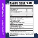 Gaspari Nutrition SuperPump MAX, The Ultimate Pre Workout Powder, Sustained Energy Preworkout, Nitric Oxide Booster, Muscle Growth, Recovery & Replenishes Electrolytes (Grape Cooler) 3