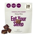 GEM Natural Deep Sleep Aid Nighttime Bite, Melatonin Free and Non-Habit Forming with L-Theanine, Magnesium, Valerian Root Extract, Earthy Herbal Chocolate Cherry (28 Servings) 2