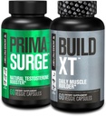 Jacked Factory PRIMASURGE Testosterone Booster for Men (60 Capsules) & Build-XT Daily Muscle Builder & Performance Enhancer | Muscle Building Supplements for Muscular Strength & Growth 2