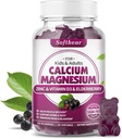 softbear Calcium Magnesium Zinc Gummies for Adult & Kids, Suagr-Free Calcium Magnesium Zinc Vitamin D3 Supplement for Bone Strength & Immune Health, Mango Flavor 120 Count 2