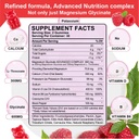 900mg Magnesium Complex 65 Raspberry Gummies, Sugar Free Magnesium Glycinate & L-Threonate Potassium Supplement with Vitamin D, B6, CoQ10 for Relaxation 4