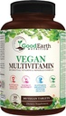 Vegan Multivitamins for Men & Women - Vitamins A , B Complex , C , D3 , Zinc , Magnesium , Spirulina , Antioxidants - Daily Multivitamin Mineral Supplement with Proprietary Fruit & Vegetable Blend 2