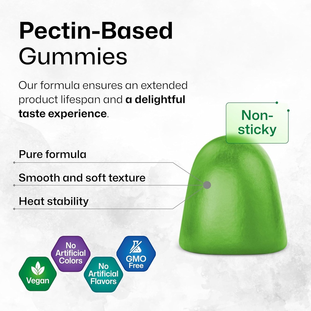 BIO KRAUTER Quercetin with Bromelain Gummies - 1000 mg Mix - 60 Vegan Chews - Quercetin Gummies - Vegan Immune Support - Source of Antioxidants - Gelatine-Free Formula 5