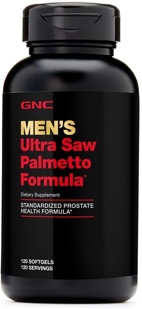 GNC Men's Ultra Saw Palmetto Formula, Supports Normal Prostate Function, 120 Softgels 6