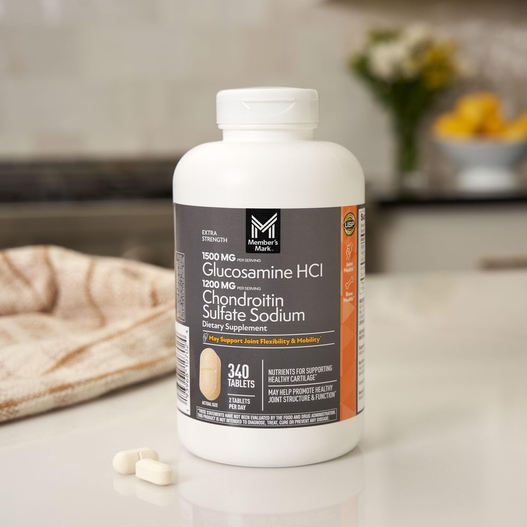 Members Mark Triple Strength Glucosamine Chondroitin (340 Count) 5
