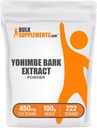 BulkSupplements.com Yohimbe Extract Powder - Yohimbe Bark Extract - Herbal Supplement, Gluten Free, 450mg per Serving, 100g (3.5 oz) (Pack of 1) 2